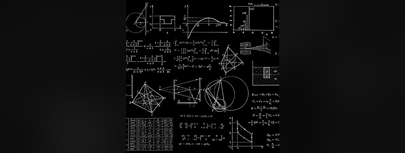 Scientific diagrams and equations