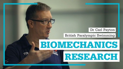 Researching the biomechanics of Paralympic swimming