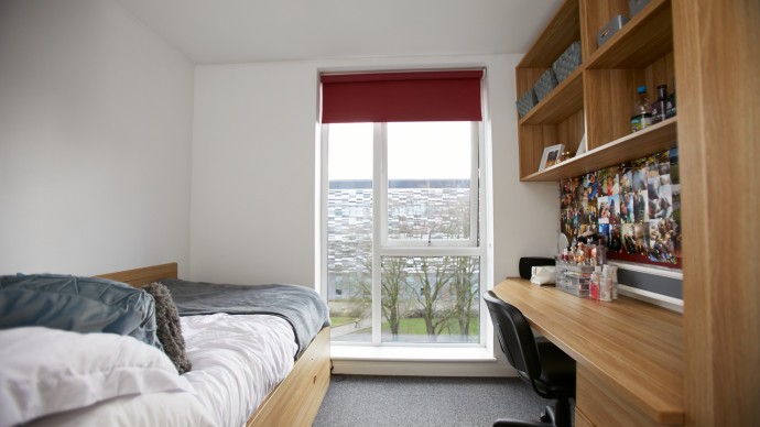 A premium ensuite study bedroom in Vine, Birley