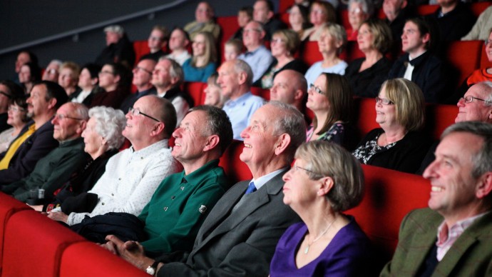 Audience at the Calling Blighty screening at HOME, Manchester