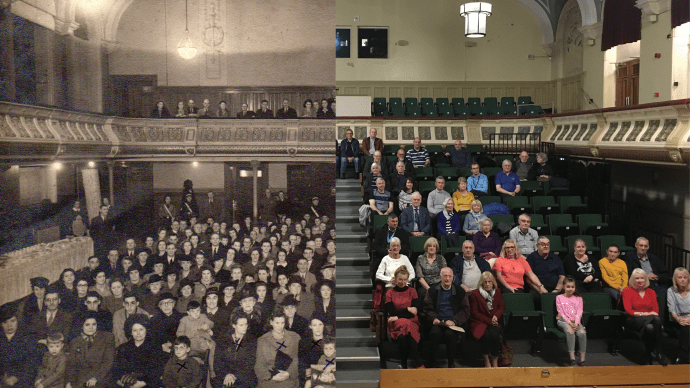 The Calling Blighty Screenings at Birkenhead Town Hall, 1944 and 2018