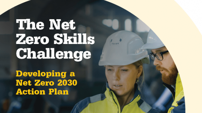 The Net Zero Skills Challenge report cover
