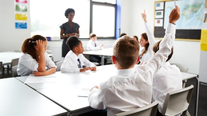 Image showing school children in classroom