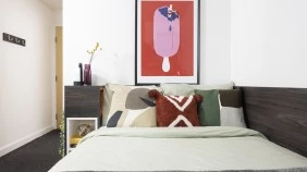 Mill Point classic ensuite bedroom with large comfy bed and storage space