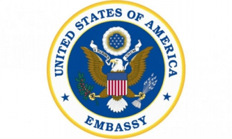 Logo of the US Embassy