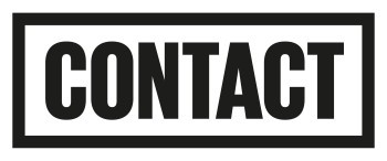 Contact Logo Image Black White