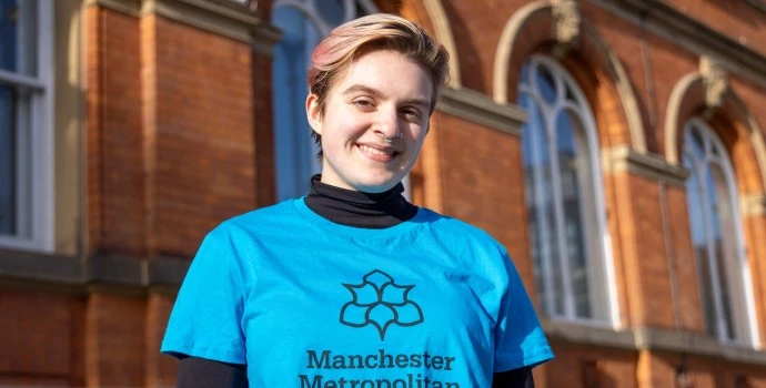 A student ambassador at Manchester Met.